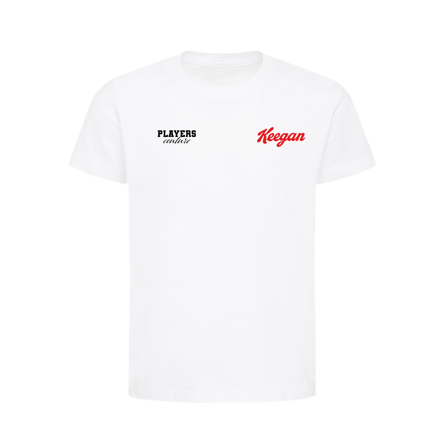 Kevin Keegan Logo Players Couture Kids T-Shirt White