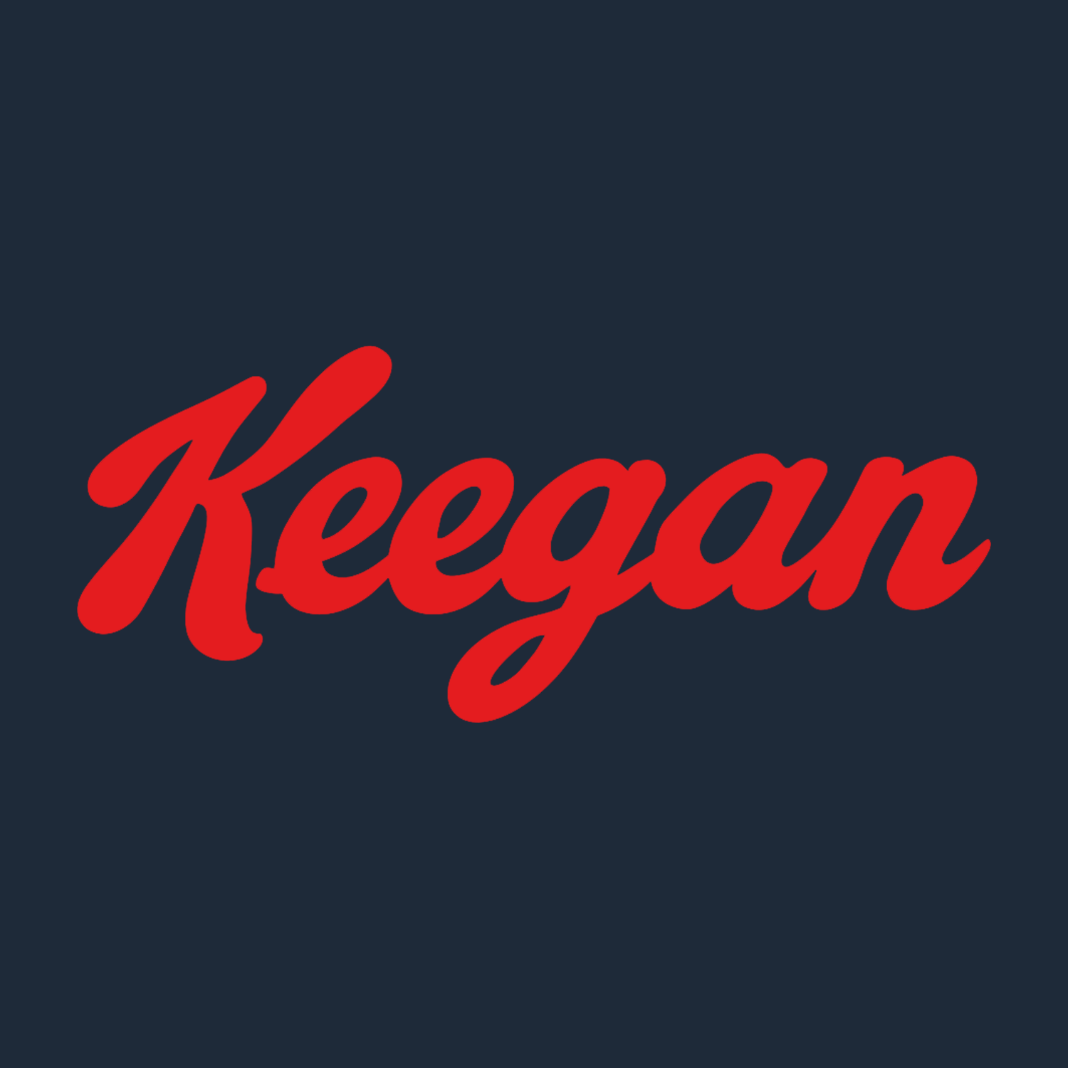 Keegan Logo Players Couture Mens T-Shirt