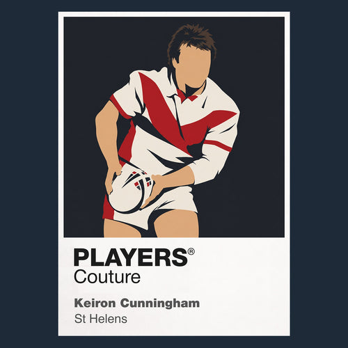 Keiron Cunningham St Helens rugby league hoodie navy