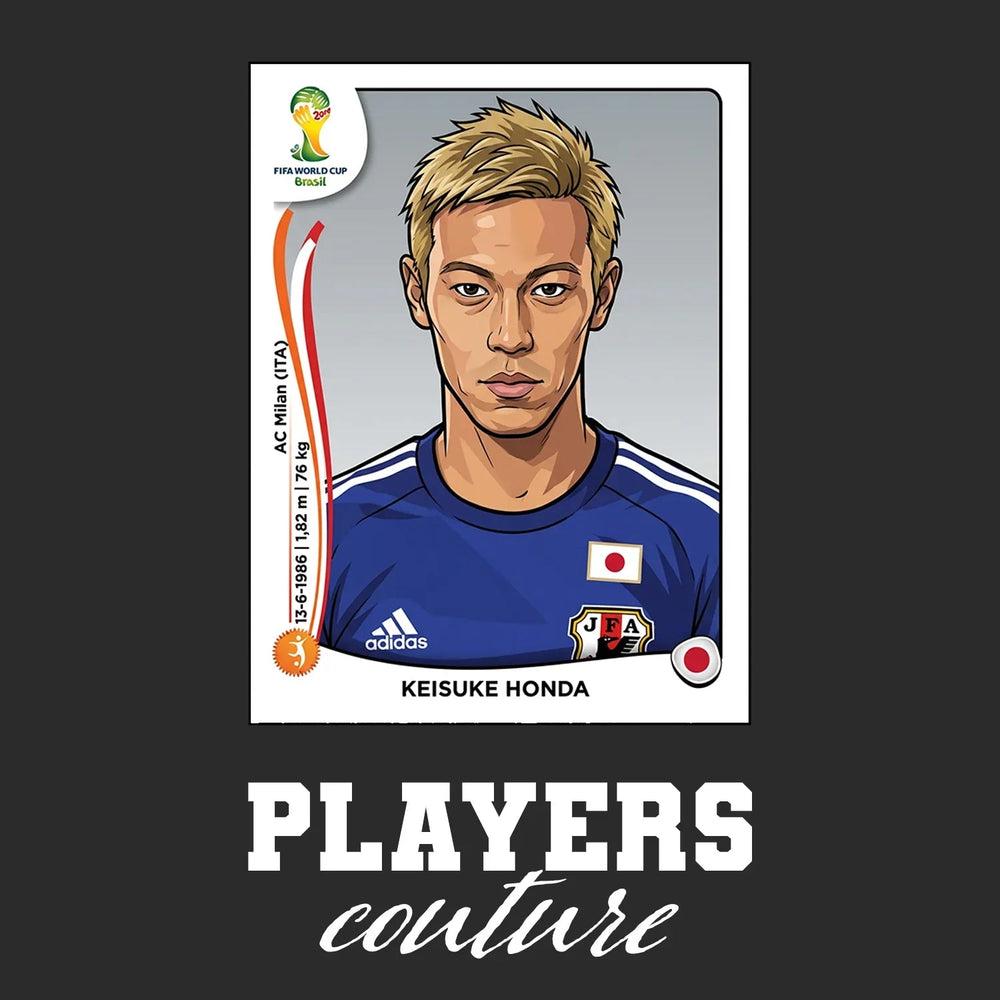 Keisuke Honda World Cup Sticker Men's Hoodie – keisuke honda black Players Couture design