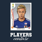 Keisuke Honda World Cup Sticker Men's Hoodie – keisuke honda navy Players Couture design