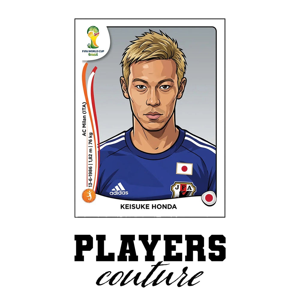 Keisuke Honda World Cup Sticker Kids Hoodie – keisuke honda white Players Couture design