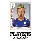 Keisuke Honda World Cup Sticker Men's Hoodie – keisuke honda white Players Couture design