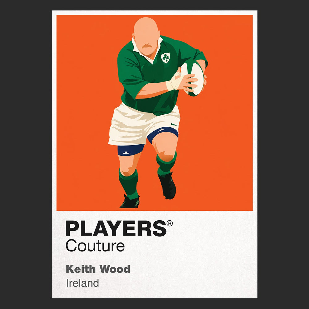 Keith Wood Rugby Union Icon Frame Men's Hoodie – image 9