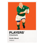 Keith Wood Rugby Union Icon Frame Men's T-Shirt – image 1