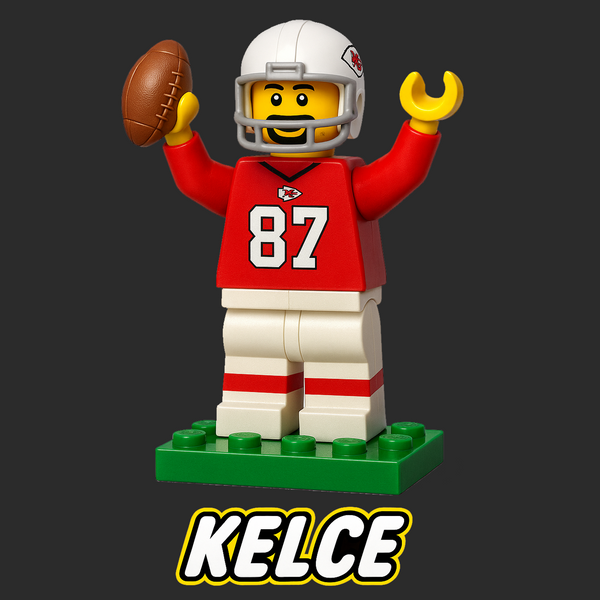 Travis Kelce Toy Logo Players Couture Kids Hoodie