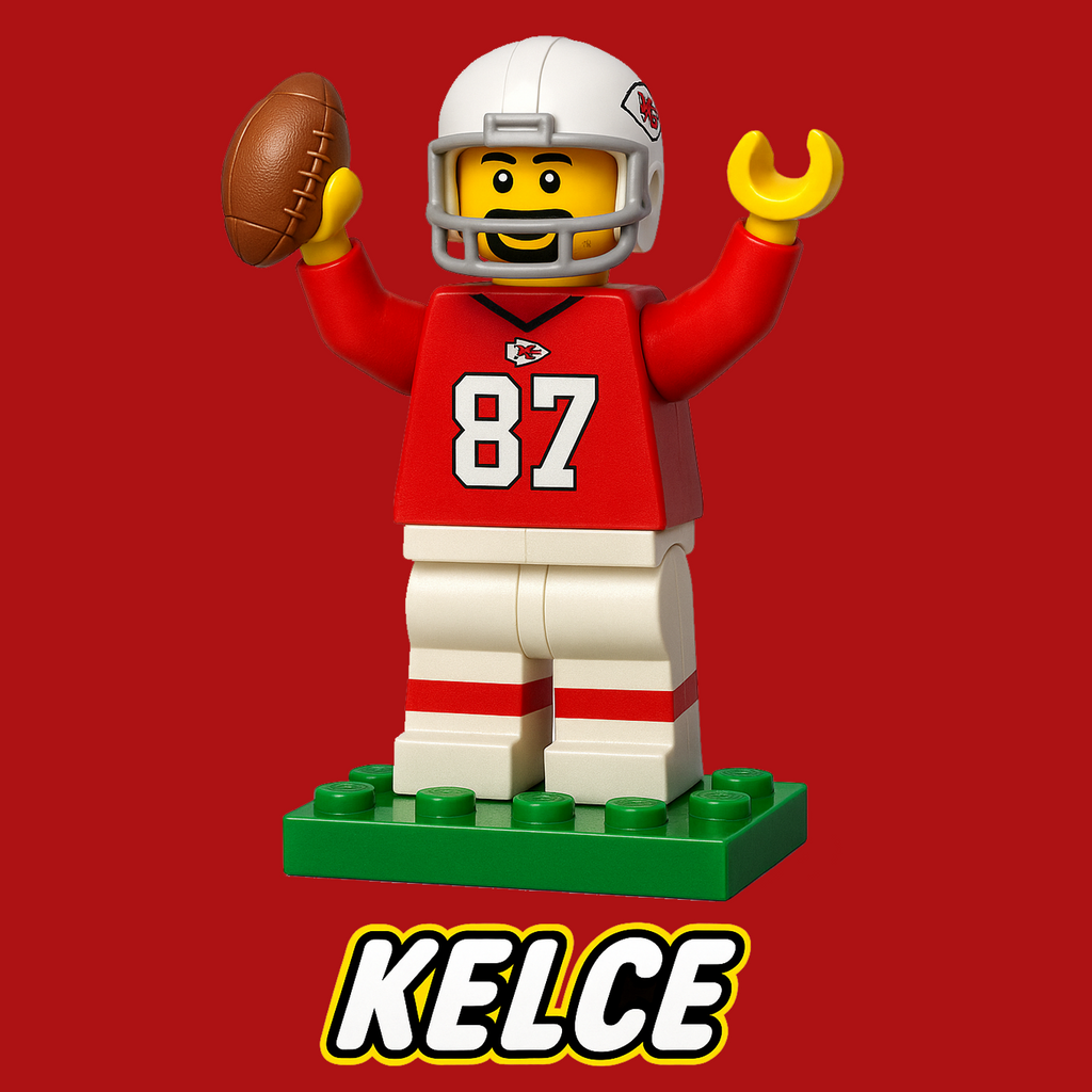 Travis Kelce Toy Logo Players Couture Kids Hoodie