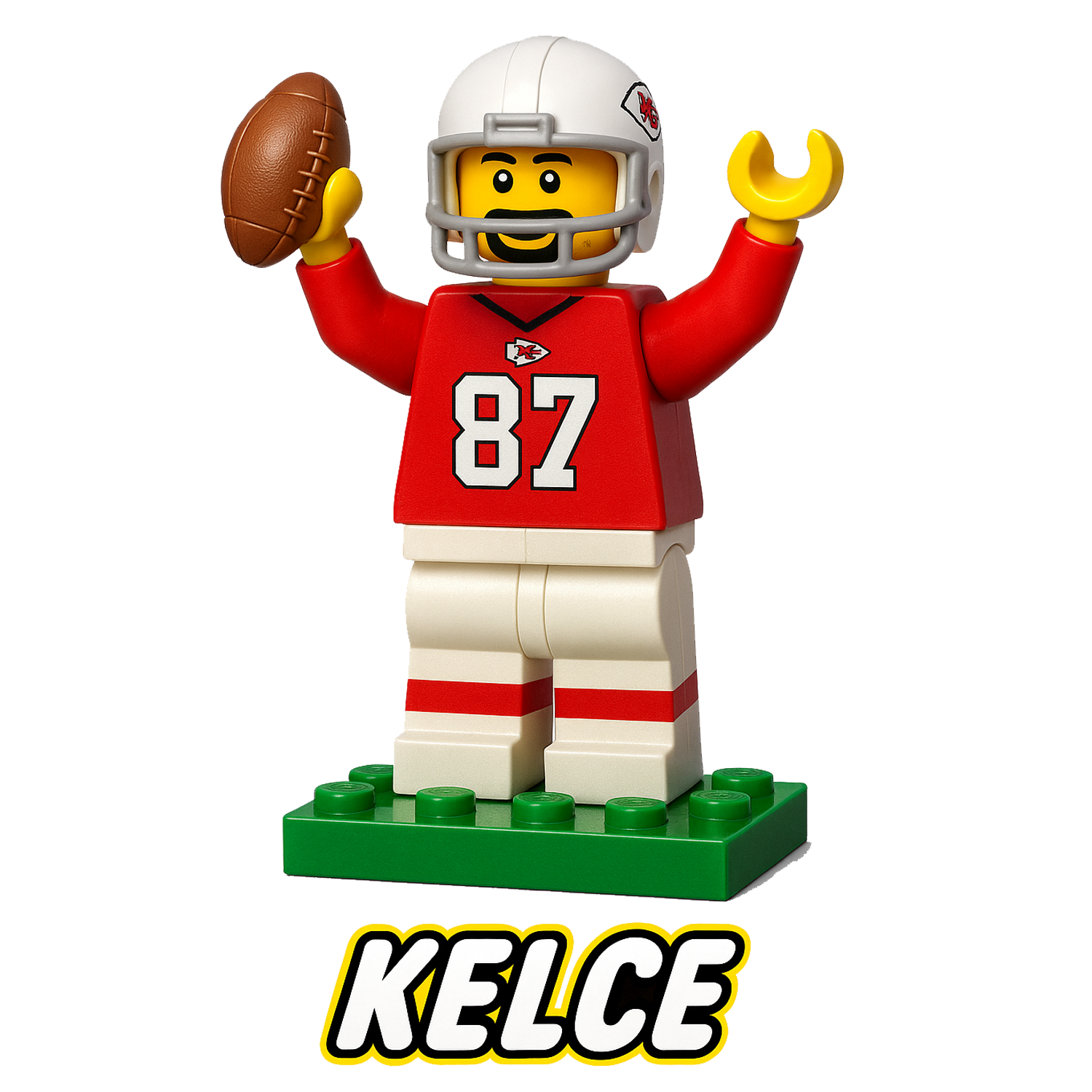 Travis Kelce Toy Logo Players Couture Kids Hoodie