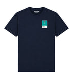 Kemba Walker Hornets Basketball Icon Frame Men's T-Shirt - Navy