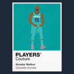 Kemba Walker Hornets Basketball Icon Frame - Icon Design