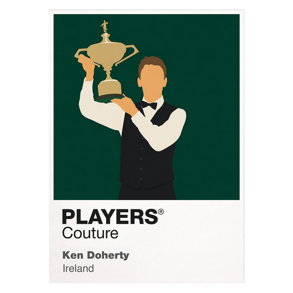 Ken Doherty Snooker Icon Frame Men's Hoodie