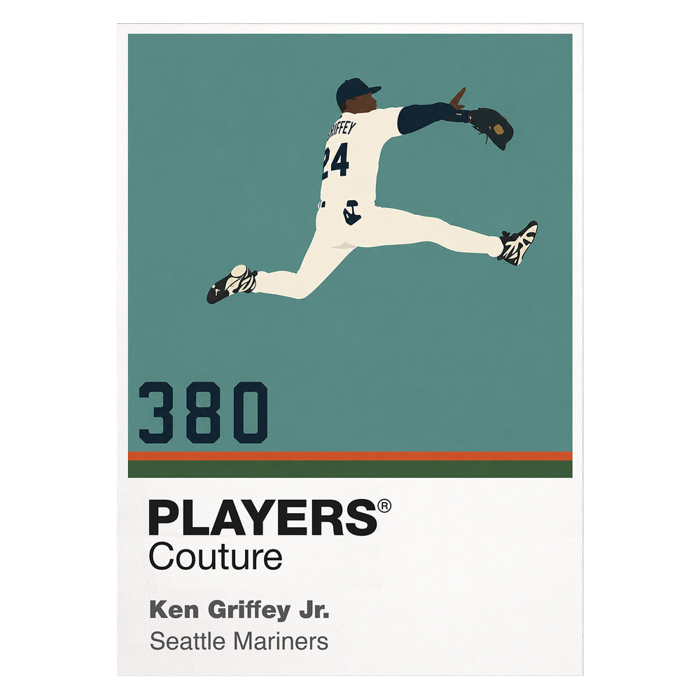 Ken Griffey Jr Mariners Catch Baseball Icon Frame - Icon Design