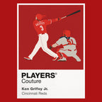 Ken Griffey Jr Reds Baseball Icon Frame - Icon Design