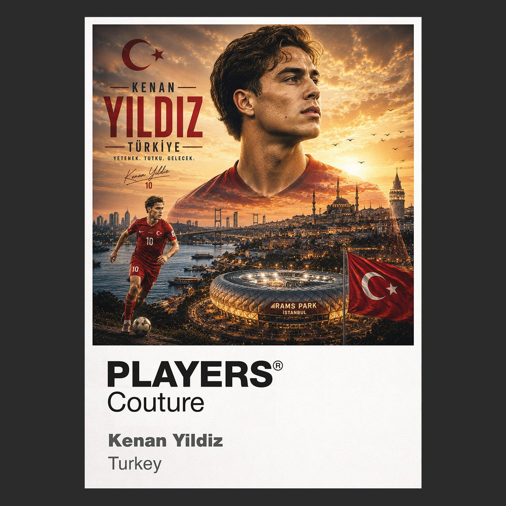 Kenan Yildiz Turkey Atlas Frame artwork by Players Couture