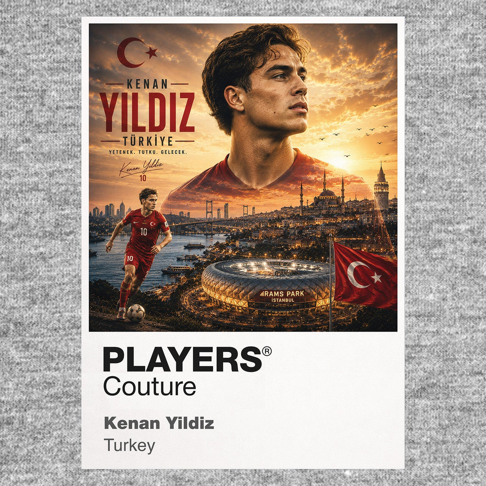 Kenan Yildiz Turkey Atlas Frame artwork by Players Couture