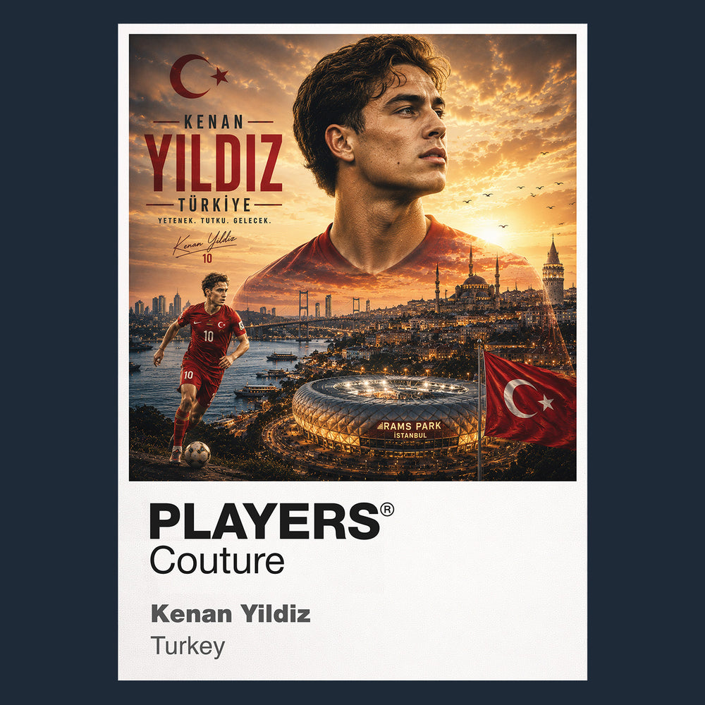 Kenan Yildiz Turkey Atlas Frame artwork by Players Couture