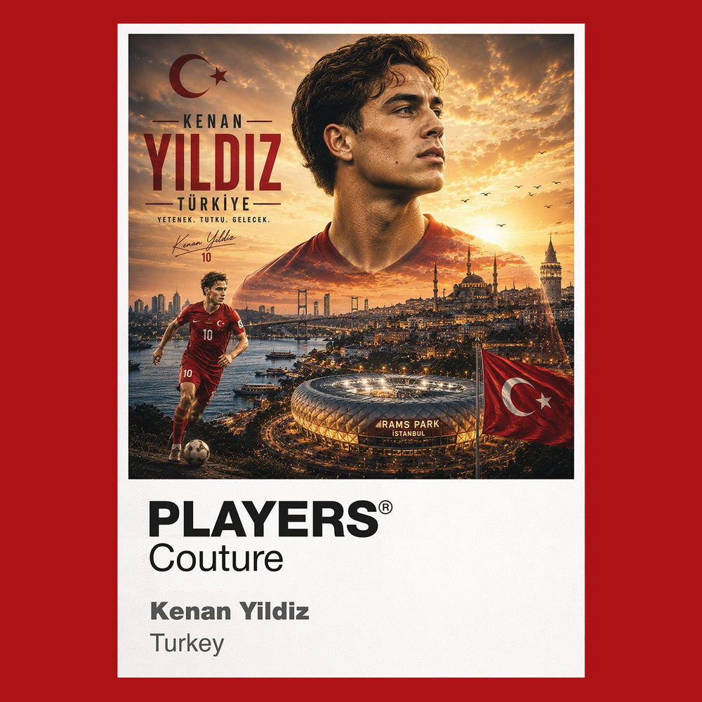 Kenan Yildiz Turkey Atlas Frame artwork by Players Couture