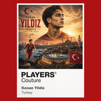 Kenan Yildiz Turkey Atlas Frame artwork by Players Couture