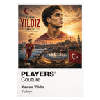 Kenan Yildiz Turkey Atlas Frame artwork by Players Couture