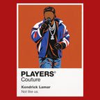 Kendrick Lamar Kendrick Lamar's controlled West Coast performance style and album-led storytelling Icon Frame artwork in red