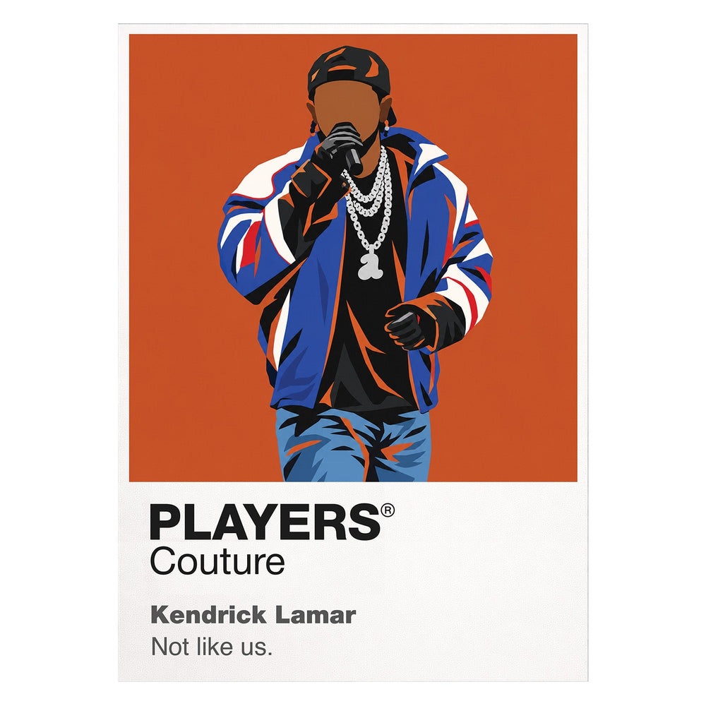 Kendrick Lamar the focused Compton-to-GNX visual identity of Kendrick Lamar Icon Frame artwork on white