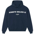 Kenneth Walker III Players Couture Men's Casual Hoodie - Navy / S | American Football, Hoodies, Men's, Name Collection, Seattle Seahawks