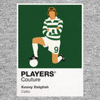 Kenny Dalglish 2 Celtic Men's T-Shirt - Grey