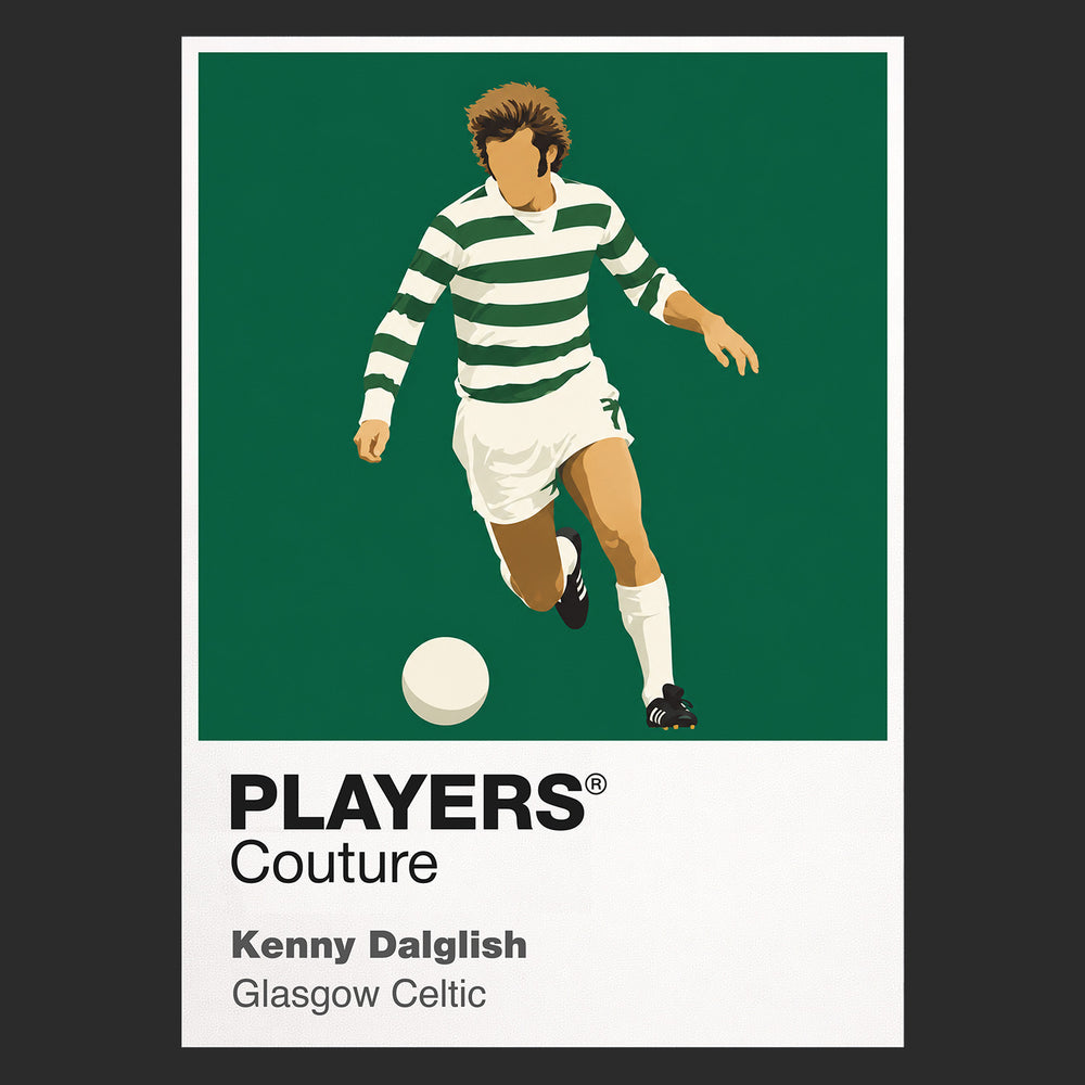Kenny Dalglish Celtic Icon Frame — Black