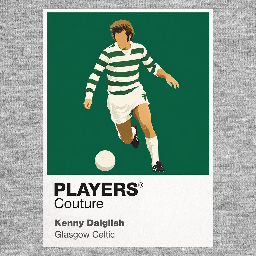 Kenny Dalglish Celtic Icon Frame — Gray