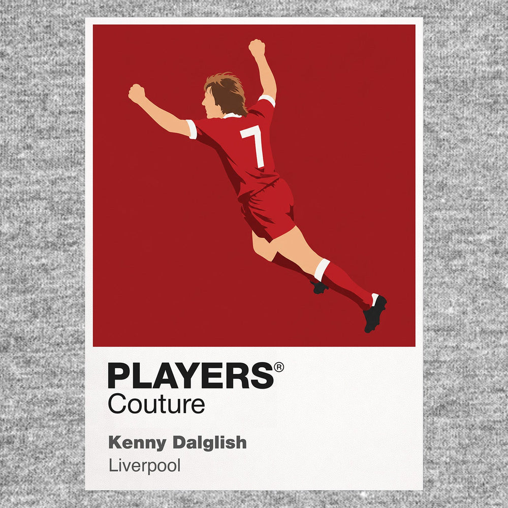Kenny Dalglish Europe Liverpool Men's T-Shirt - Grey