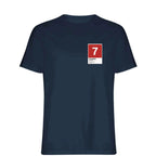Kenny Dalglish 7 Football t-shirt – navy men's t-shirt featuring the Kenny Dalglish 7 Football Players Couture logo