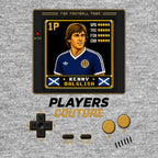 Kenny Dalglish 1P 8-Bit t-shirt retro gaming design by Players Couture