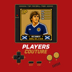 Kenny Dalglish 1P 8-Bit t-shirt retro gaming design by Players Couture