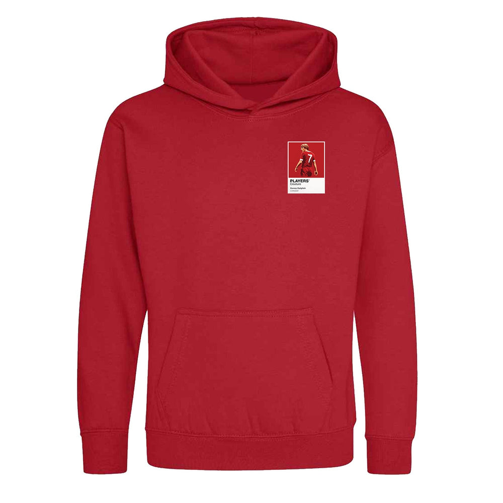 Kenny Dalglish Liverpool Icon Frame Kids Hoodie — Red
