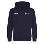 Kenny Dalglish hoodie – navy kids' hoodie featuring the Kenny Dalglish Players Couture logo