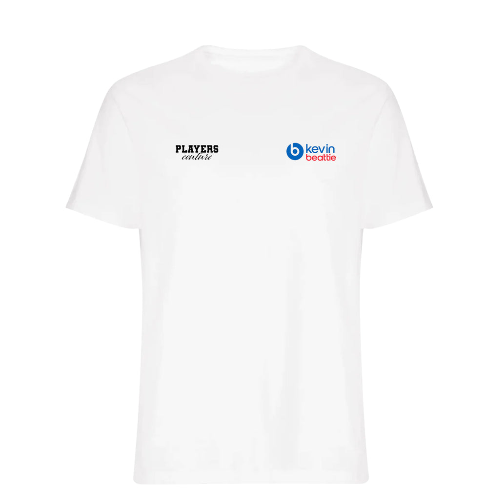Kevin Beattie Logo Players Couture Men's T-Shirt White