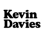Kevin Davies Logo Men's Hoodie – white close-up detail shot of the Kevin Davies Players Couture logo design