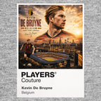Kevin De Bruyne Belgium Atlas Frame artwork by Players Couture