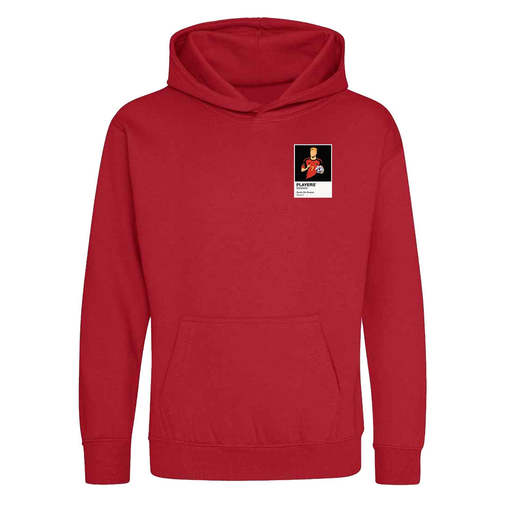 Kevin De Bruyne Players Couture Kids Red Hoodie