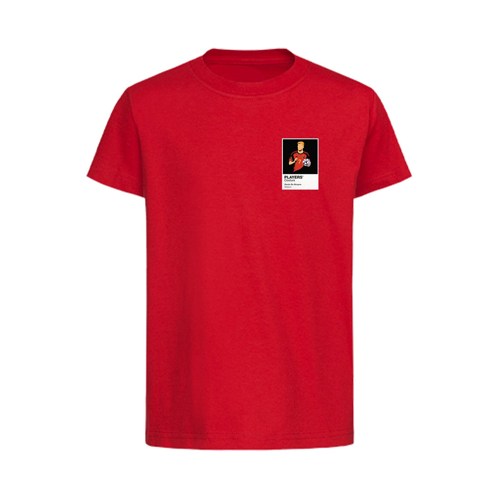 Kevin De Bruyne Players Couture Kids Red T-Shirt