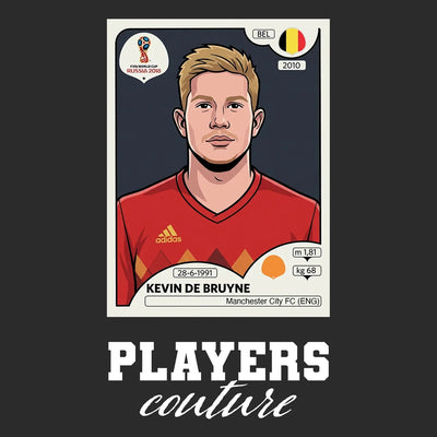 Kevin De Bruyne World Cup Sticker Kids Hoodie – kevin de bruyne black Players Couture design