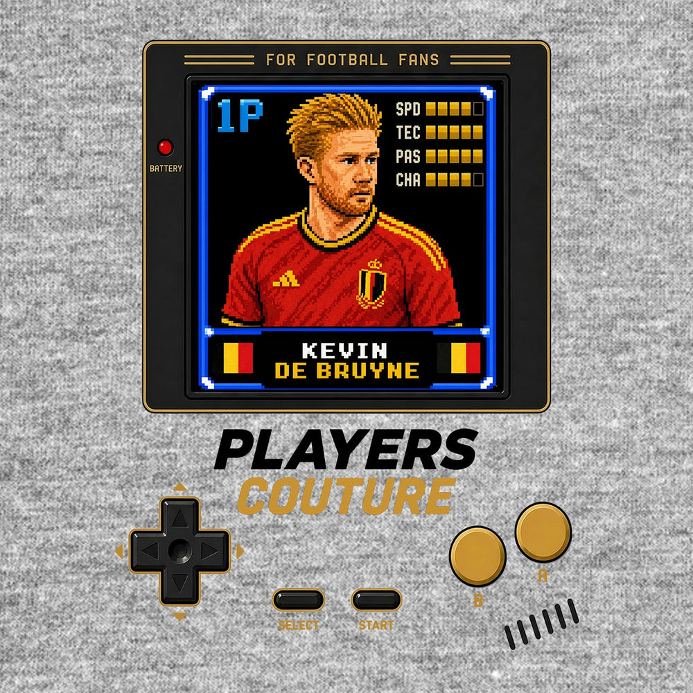 Kevin De Bruyne Icon 8-Bit Men's Hoodie - image 9