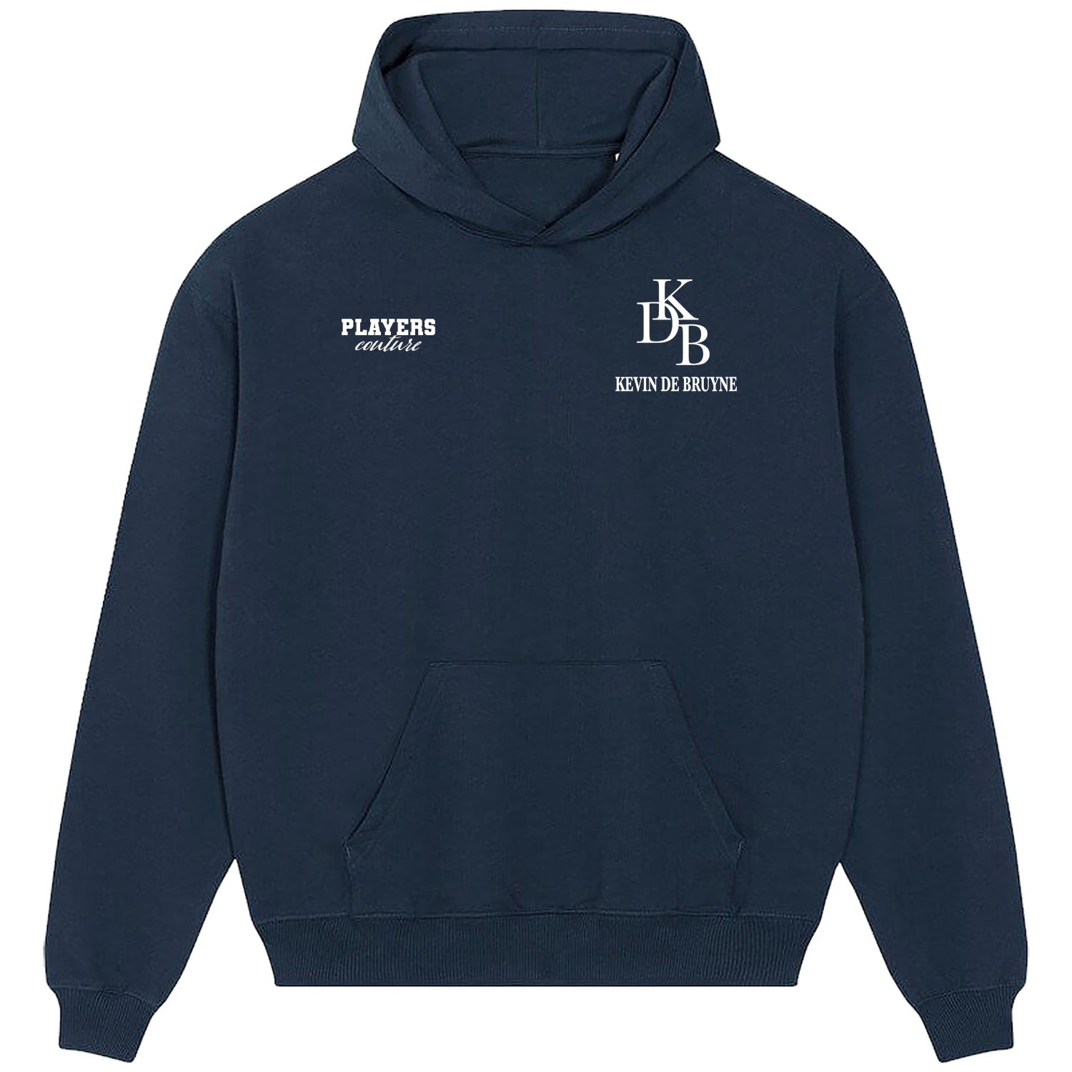 Kevin De Bruyne Logo Players Couture Men's Casual Hoodie Navy