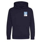 Kevin De Bruyne Manchester City Icon Frame Kids Hoodie — Navy