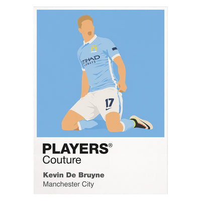 Kevin De Bruyne Manchester United Icon Frame — White