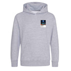 Kevin De Bruyne Manchester City Icons in Lights Frame Kids Hoodie in Gray