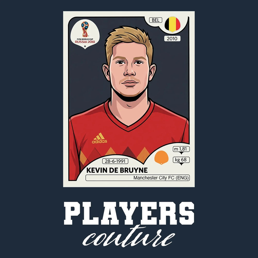 Kevin De Bruyne World Cup Sticker Men's Hoodie – kevin de bruyne navy Players Couture design
