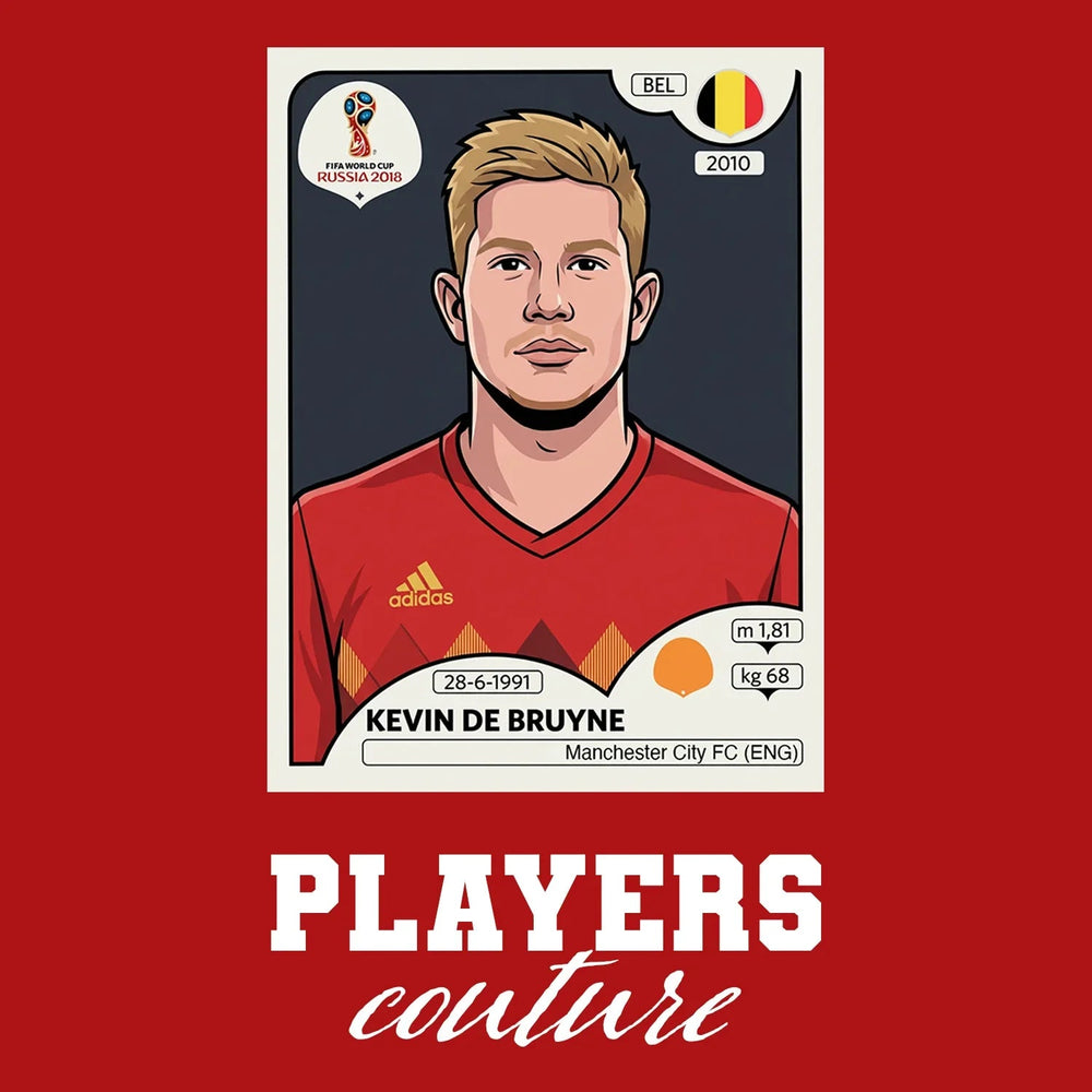 Kevin De Bruyne World Cup Sticker Men's Hoodie – kevin de bruyne red Players Couture design