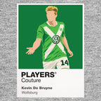 Kevin De Bruyne Wolfsburg Icon Frame artwork in grey