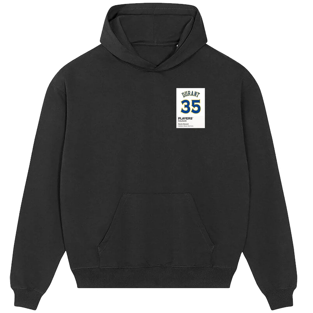 Kevin Durant 35 hoodie – black men's hoodie featuring the Kevin Durant 35 Players Couture logo